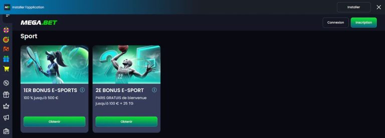 Megabet Casino bonus sport