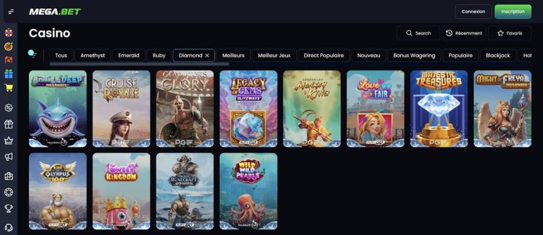 Megabet Casino jeux Diamond