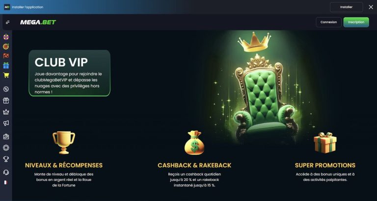 Megabet Casino programme VIP